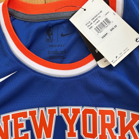 Nike Knicks Barrett Jersey Youth Large New With Tags - Picture 2 of 2
